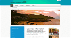 Desktop Screenshot of colombia-information.com